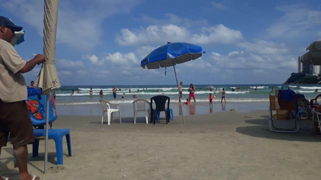 Apto Guaruja De Frente Para O Mar - Praia Asturias Dış mekan fotoğraf
